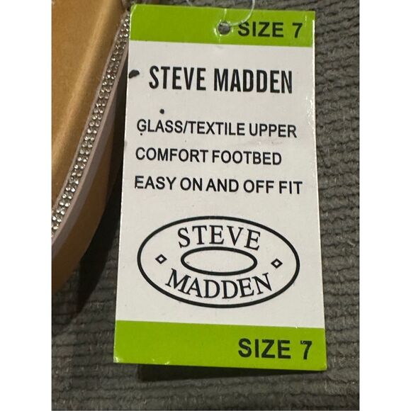 Steve Madden NEW size 7 rhinestone strappy sandals - Picture 10 of 11